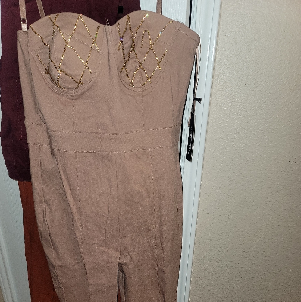 Rose pink jumpsuit